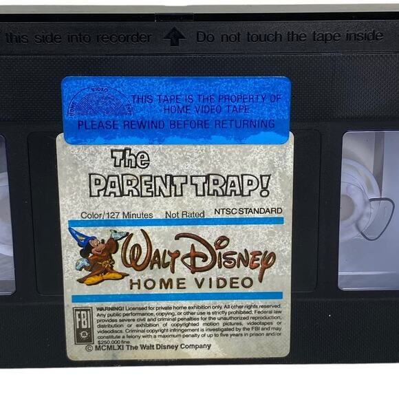 Walt Disney Home Video The Parent Trap (1961) VHS 107 V - Picture 5 of 8